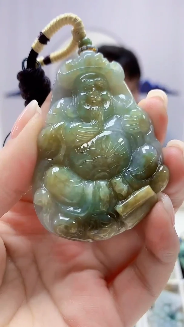定制翡翠未镶嵌5060ms-毛货12财神