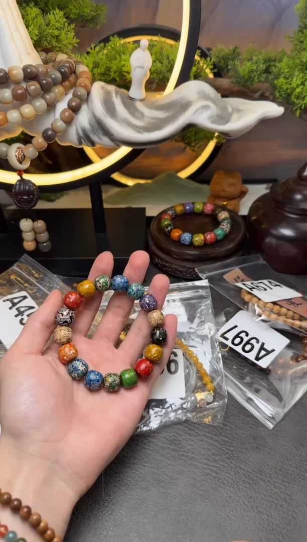 【闪购商品】大漆工艺品手串/手链大漆多宝老型12*13