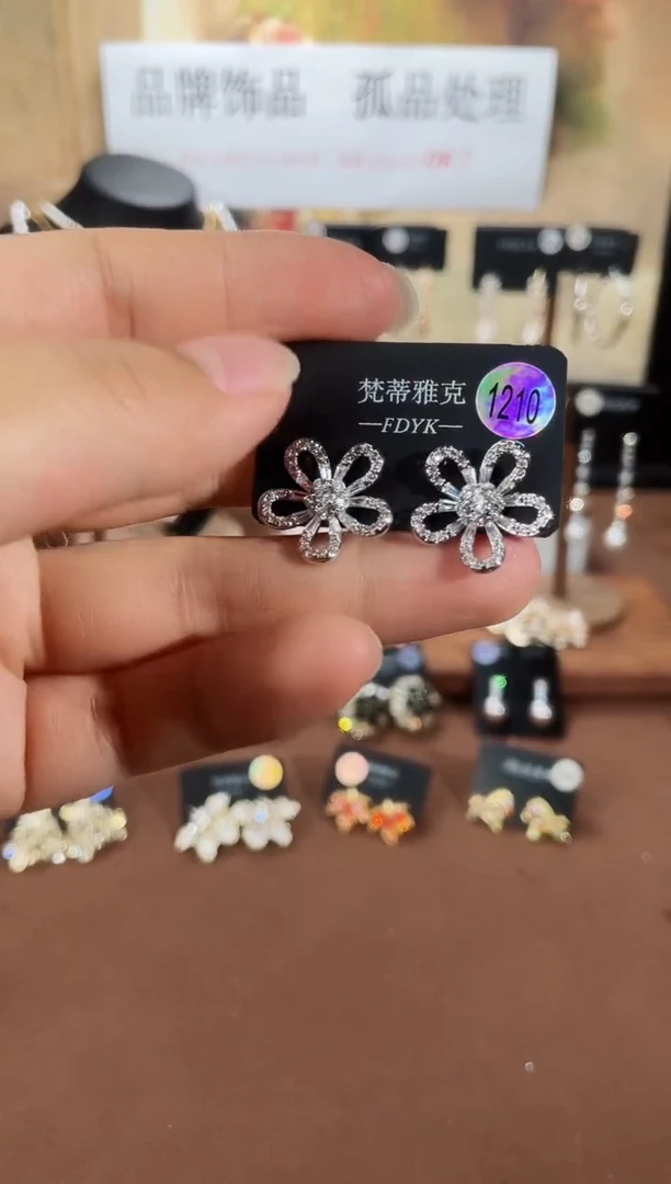 合金925银锆石梵1210