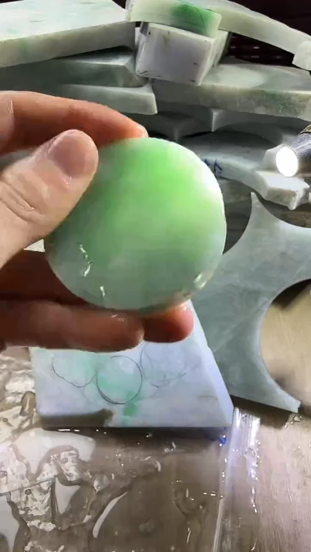 裸石翡翠天然翡翠A货花26