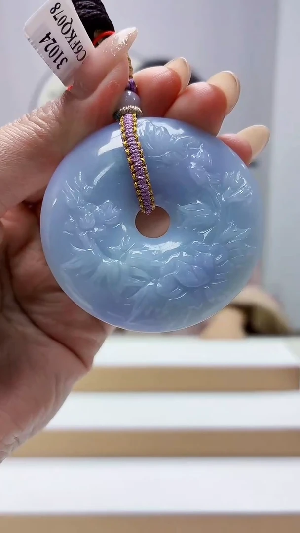 未镶嵌定制翡翠4812MM-毛货挂件54