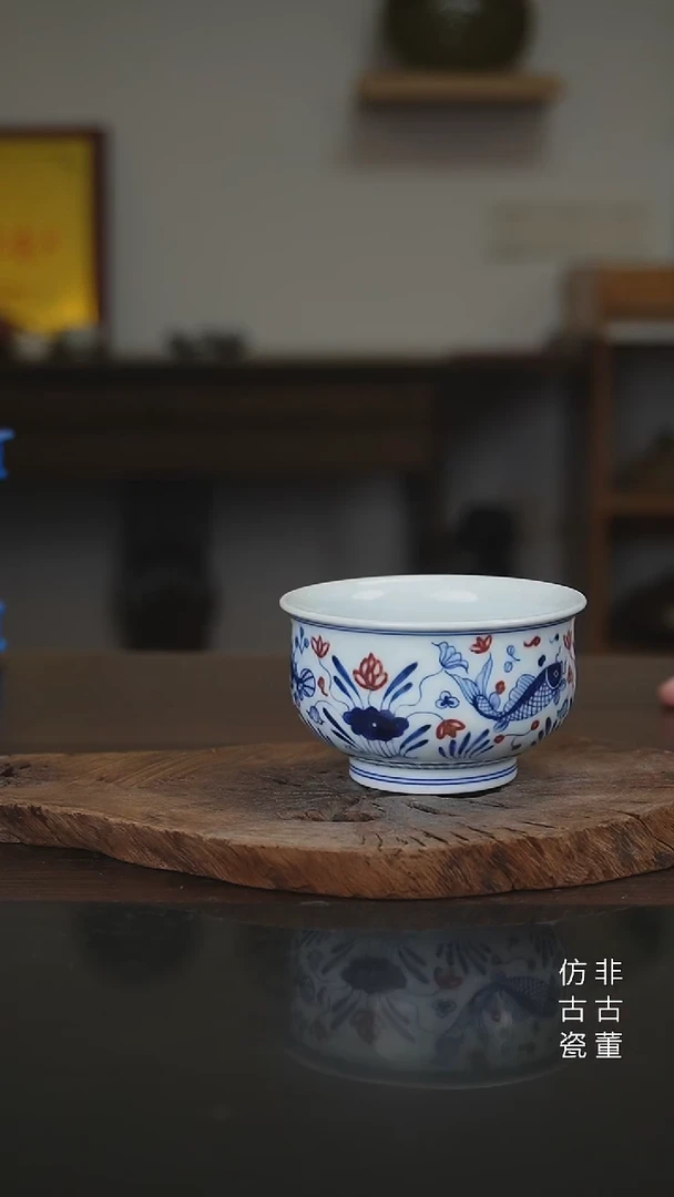 景德镇手工手绘陶瓷微瑕