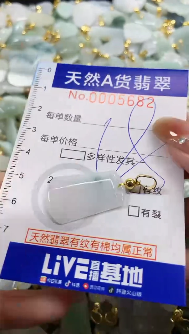颈饰未镶嵌翡翠天然A货翡翠