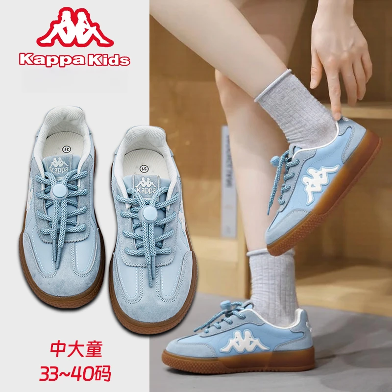 Kappa儿童运动鞋2025春秋季女童低帮德训鞋男童经典轻质耐磨童鞋