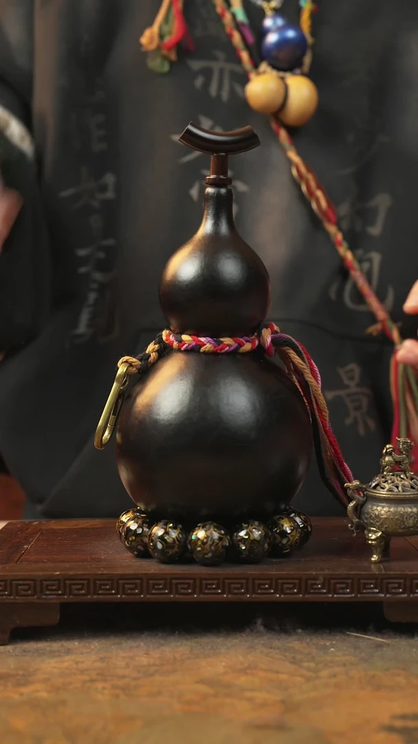 208大漆一物一拍记葫堂出品【不带手串】