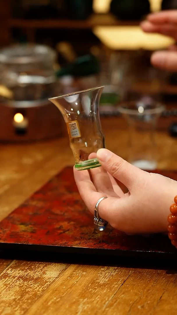 【闪购商品】禾器/晶彩君悦单杯/湖绿