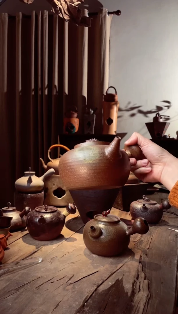 【闪购商品】壶老岩泥莲蓬侧把纯手工