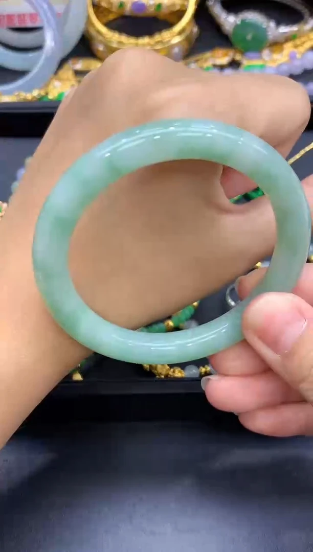 未镶嵌手镯翡翠437-中国好珍宝