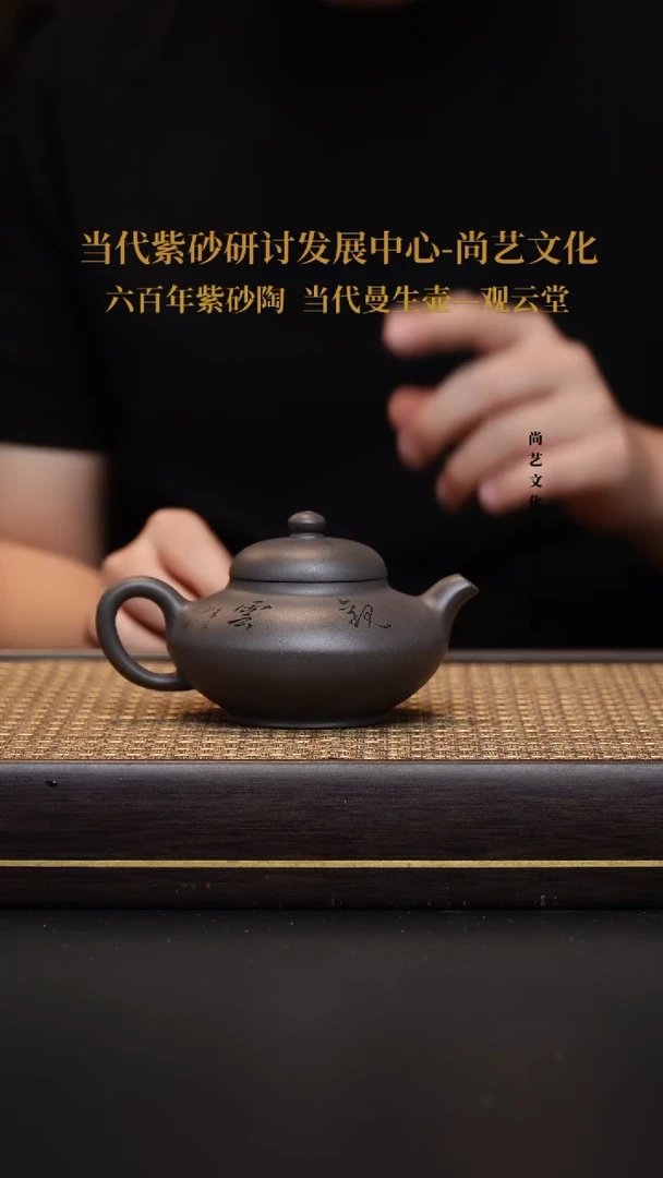 茶壶紫砂宜兴紫砂壶合欢