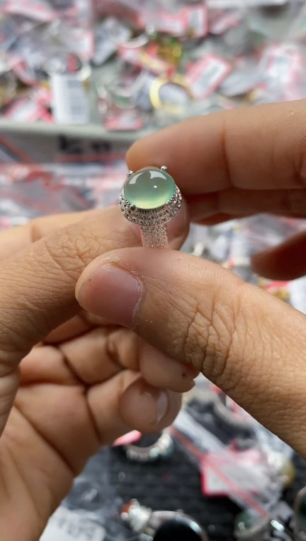 未镶嵌戒指翡翠12         3