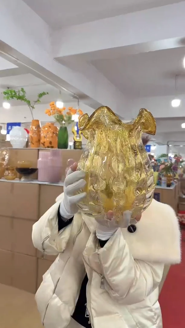 【闪购商品】琉璃迪喜花器-v-早18