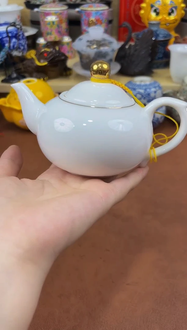 陶瓷茶具摆件旅行套组
