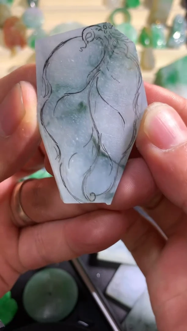 未镶嵌定制翡翠挂件