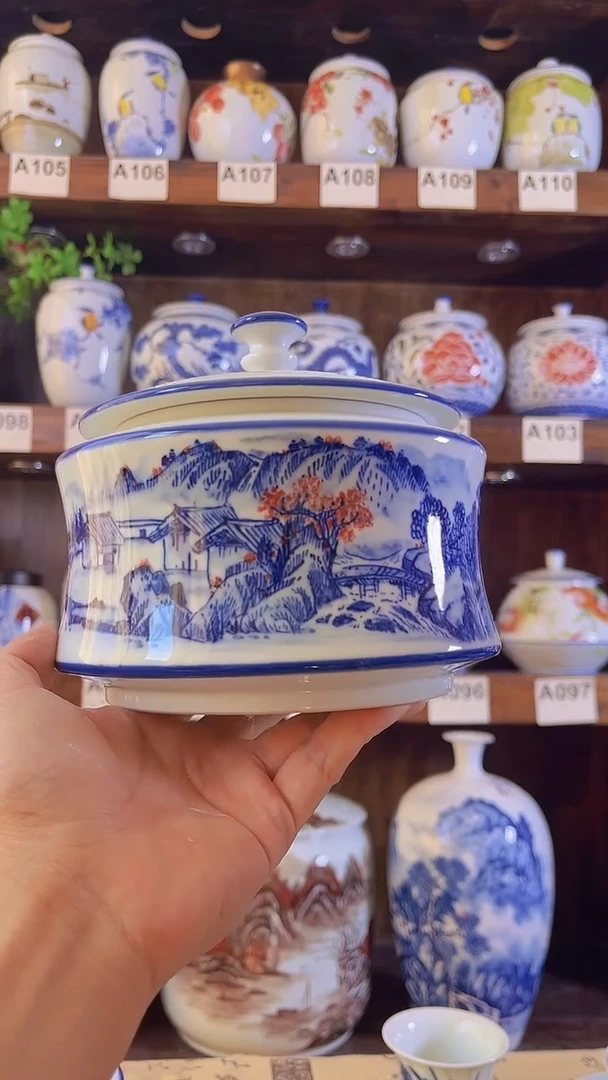 迎君陶瓷纯手工手绘2