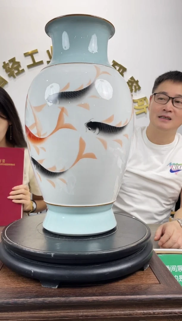 摆件景德镇陶瓷手工手绘摆件