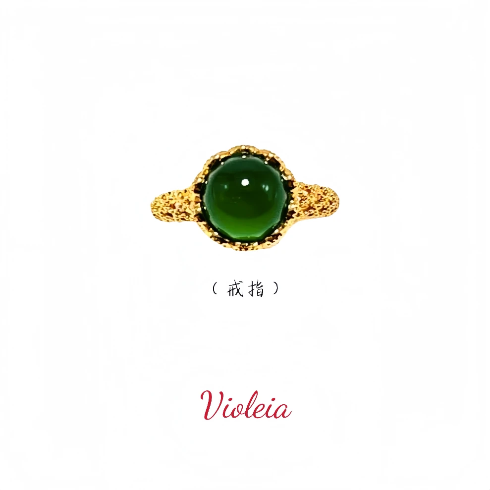 铜合金戒指 【昔梦忆人】Violeia 高级定制百搭戒指~~~W013