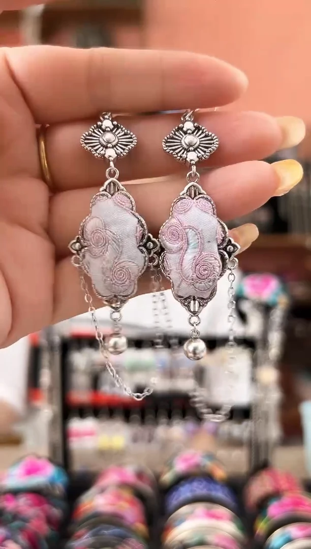 织绣艺枝独绣老绣饰品174