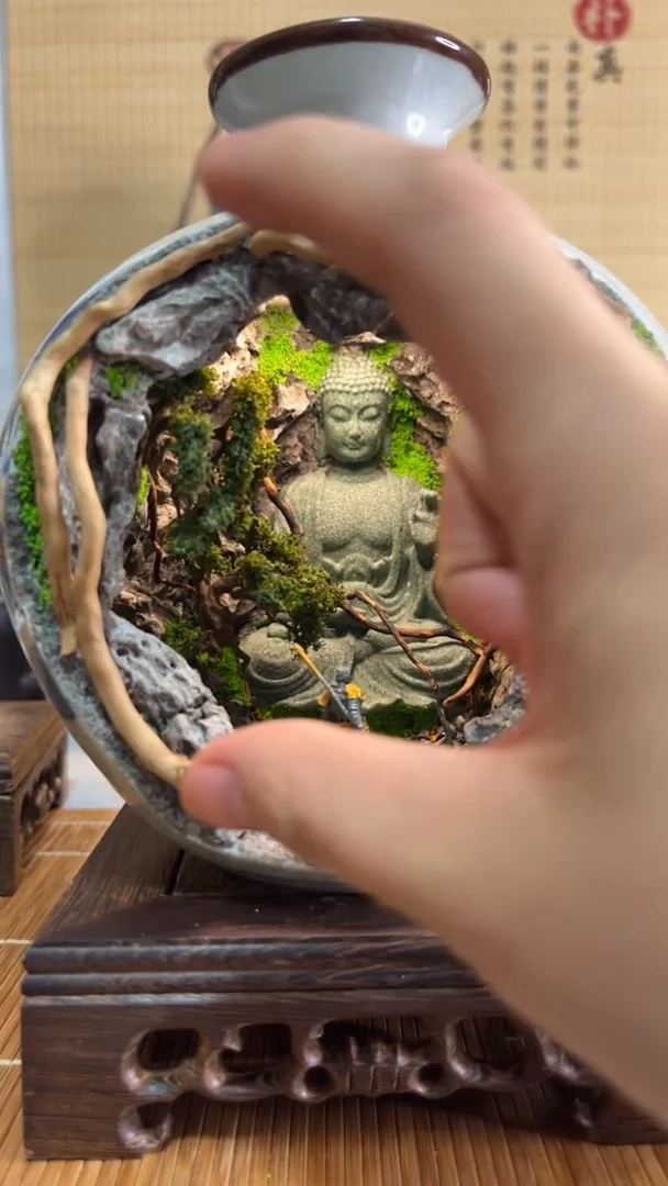 陶土爱****山不要灯款悟空与大佛
