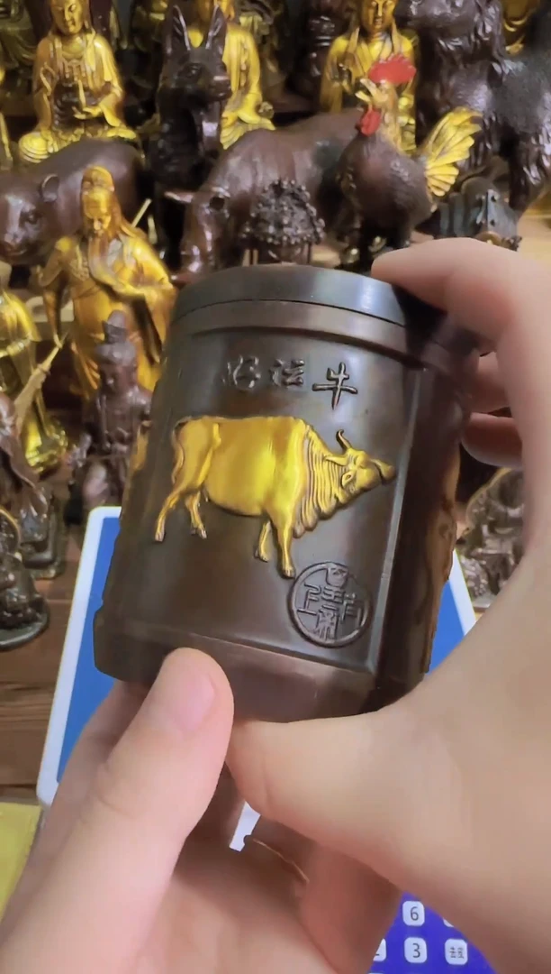 老黄黄铜摆件装饰品