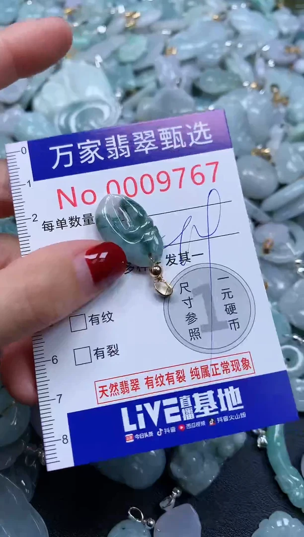 颈饰未镶嵌翡翠9767