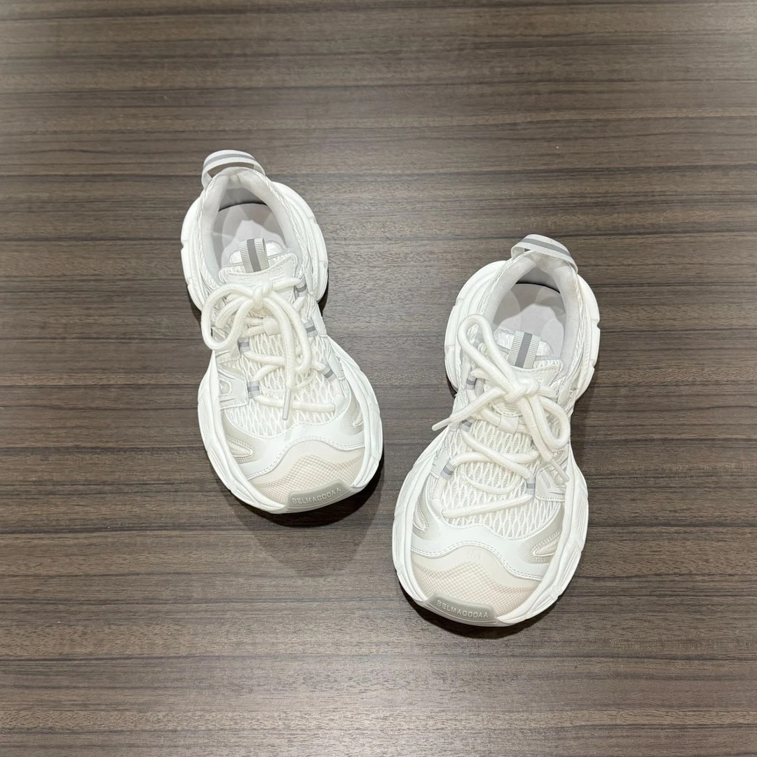 【小舞】超正圆头老爹鞋卡皮巴拉厚底轻跑网面透气运动鞋百搭潮流女