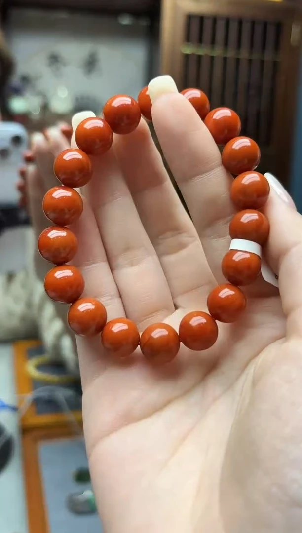 未镶嵌南红玛瑙挂件南红手串11mmJN
