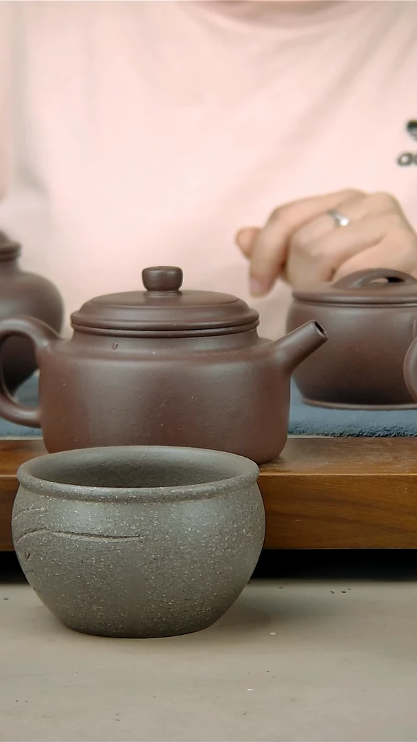 茶壶紫砂底槽清的钟240
