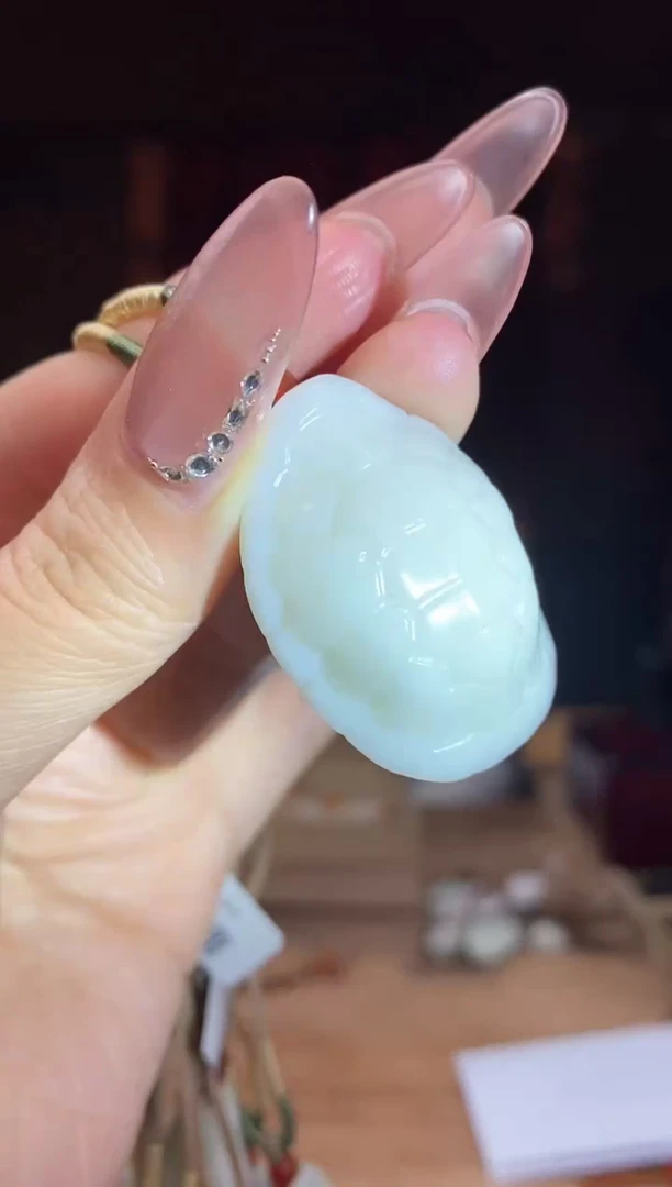 和田玉未镶嵌颈饰D405