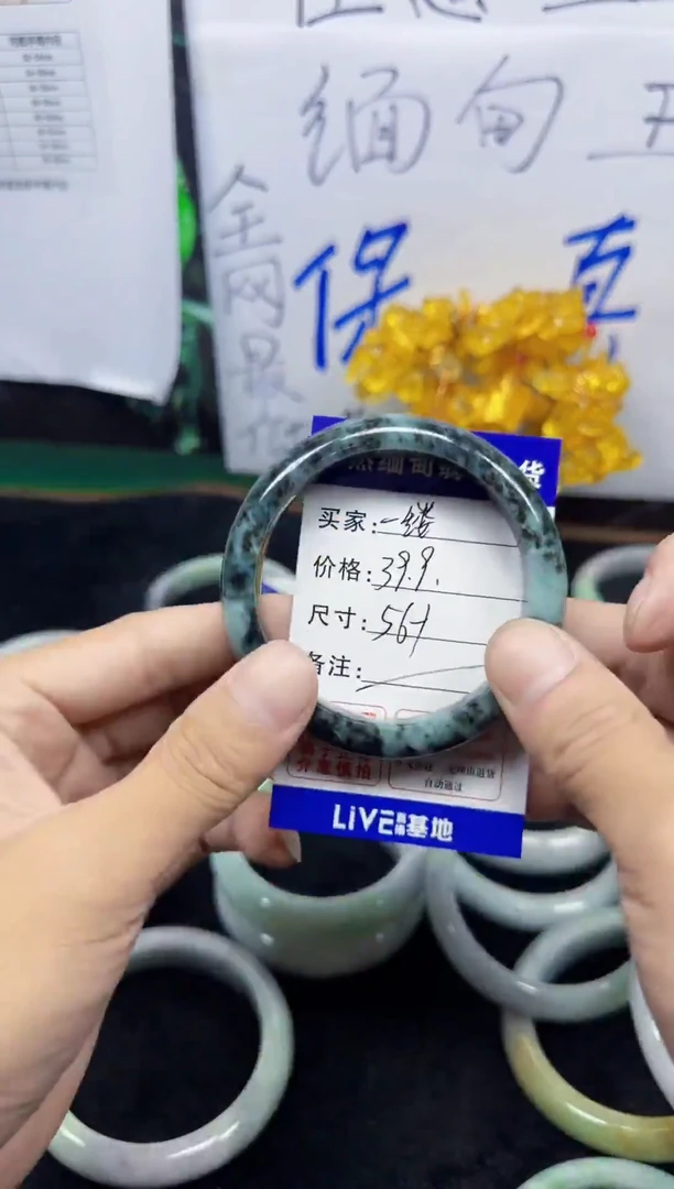 未镶嵌手镯翡翠一****)44