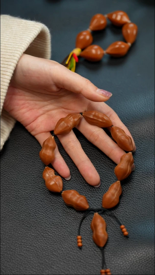 手串/手链橄榄核好事 “花生”  雕刻版 15mm