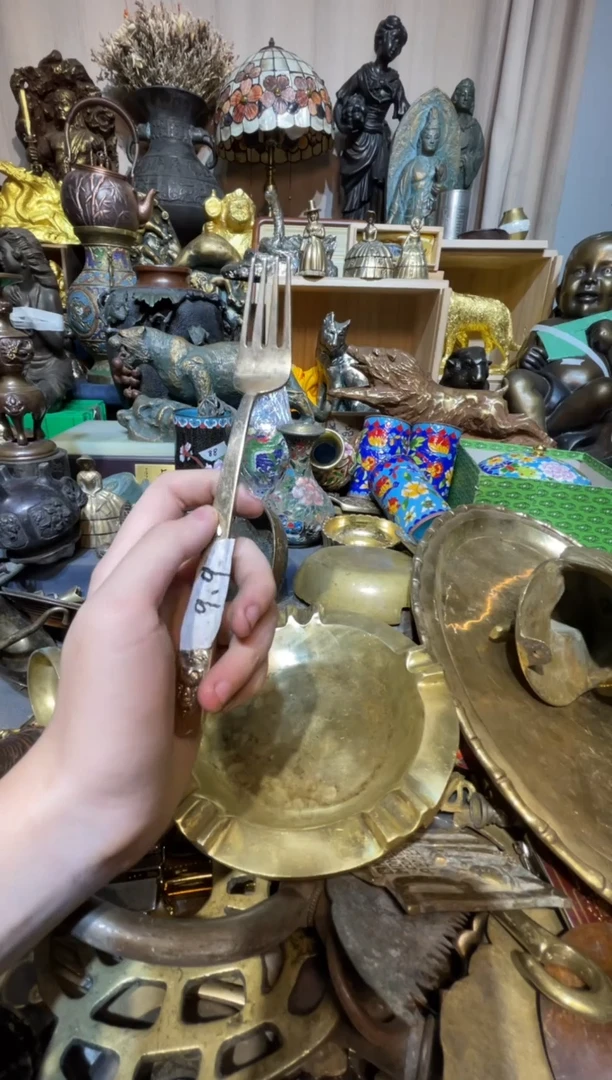 茶盏大阪回流商品铜器摆件63