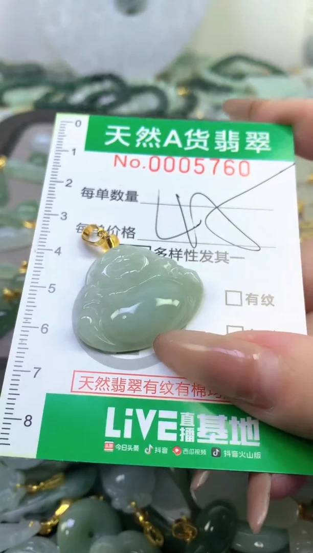 颈饰未镶嵌翡翠天然A货翡翠