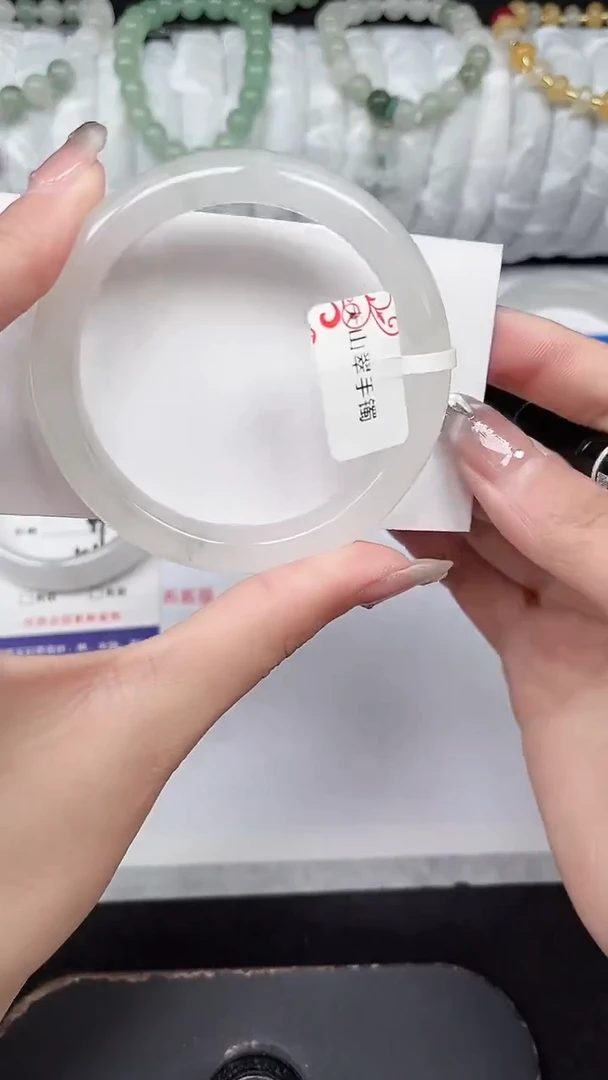 未镶嵌手镯石英质玉394-54/55