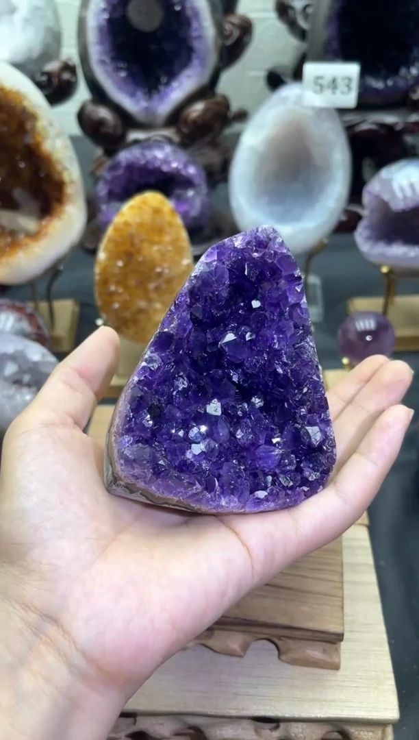 未镶嵌大型摆件（非配饰）紫晶554号摆件