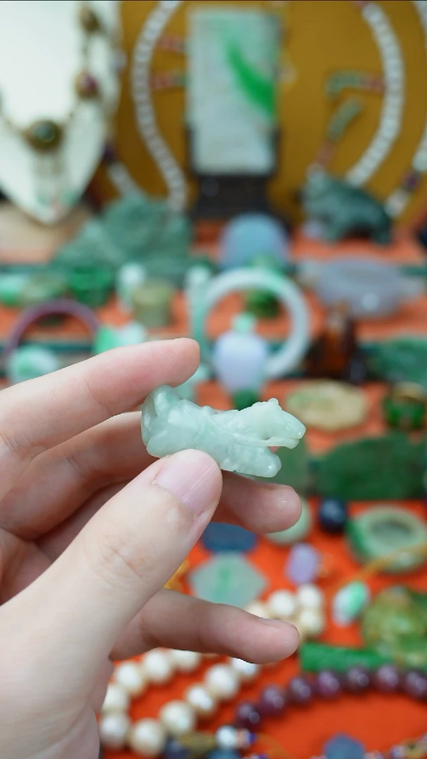 未镶嵌挂件翡翠蒂*翡翠小马