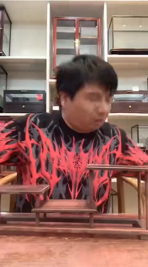 红酸枝木类博古架702