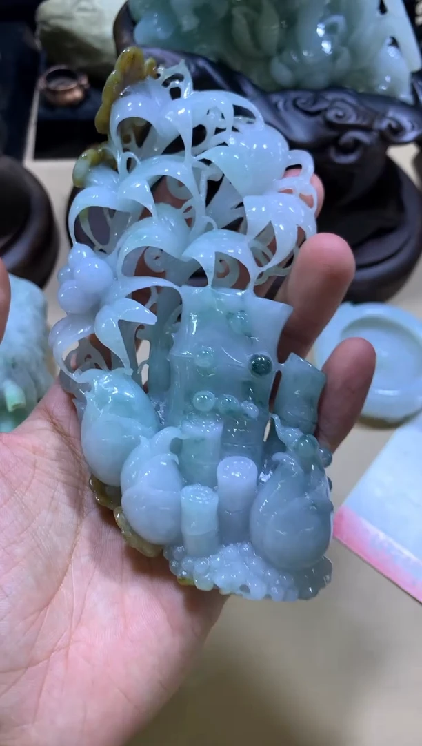 未镶嵌摆件翡翠用****3翡翠摆件