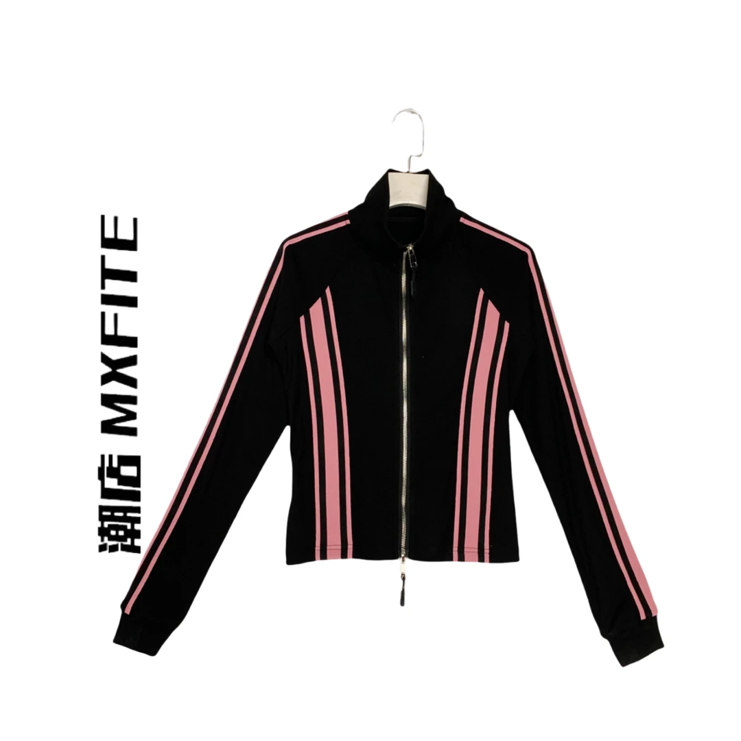 MXFITE潮店春季新款时尚织带立领百搭休闲外套（LF28920）