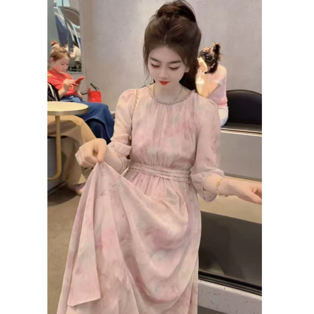 『粉系千金X』设计显瘦百搭时尚连衣裙1249