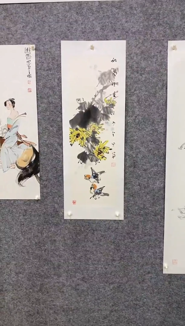 国画尚定固国画作品