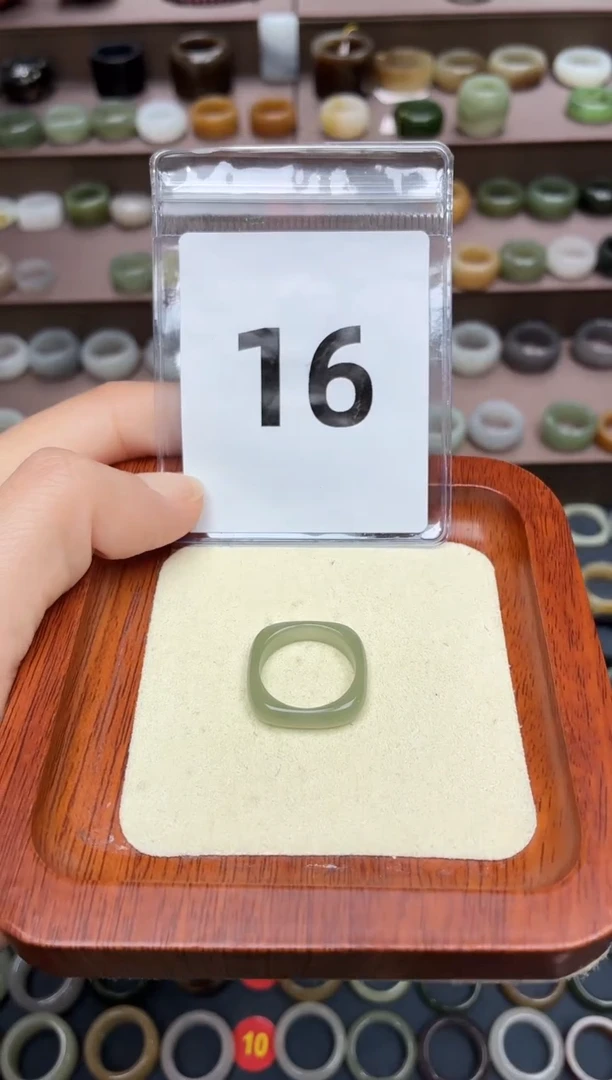 和田玉戒指未镶嵌14号