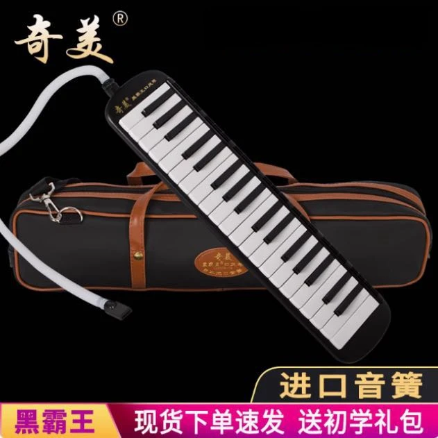 奇美口风琴37键32键小学生专用课堂初学者黑霸王领跑者引领者进口