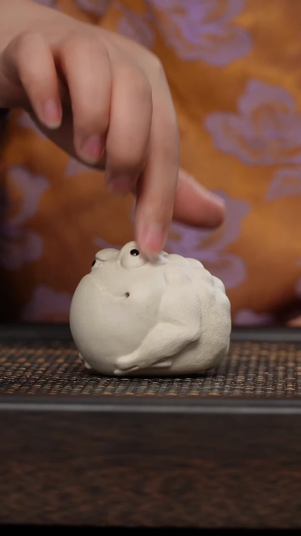 【闪购商品】紫砂茶杯福利紫砂白右金蟾