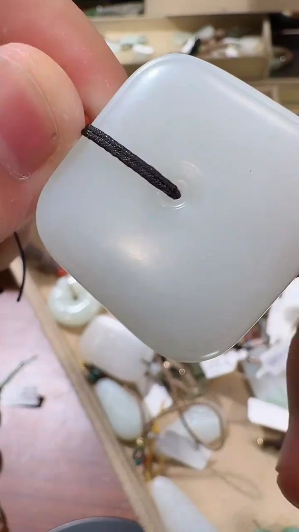 【闪购商品】和田玉吊坠未镶嵌平安扣(单）