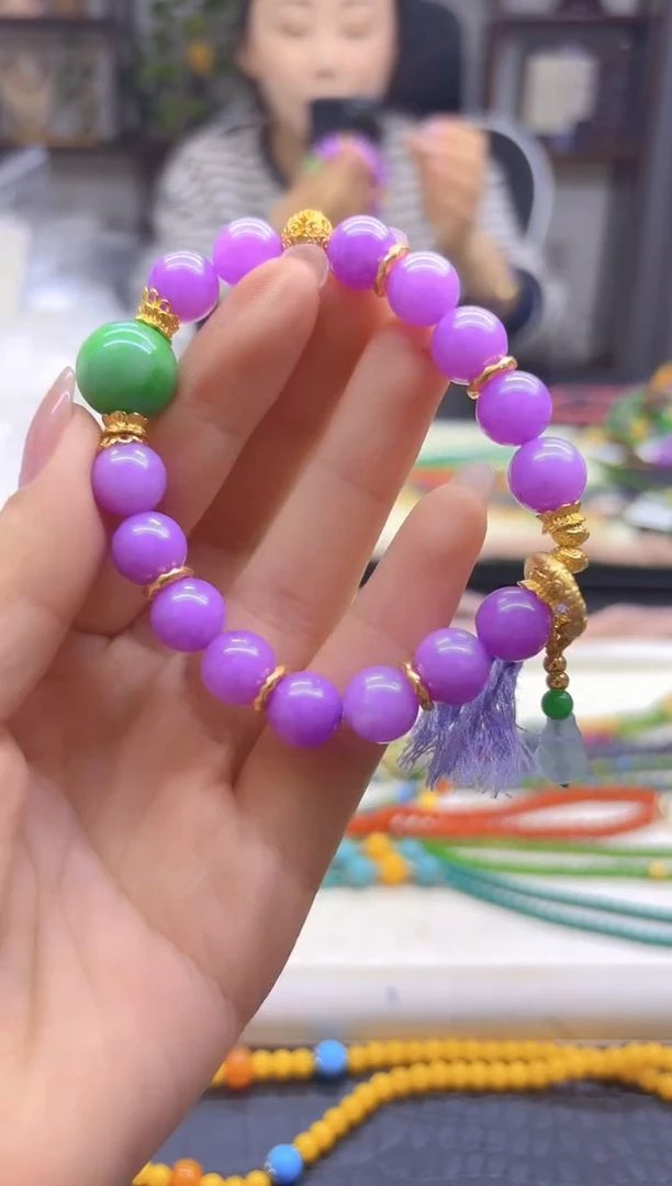 未镶嵌手链翡翠DIY款S675