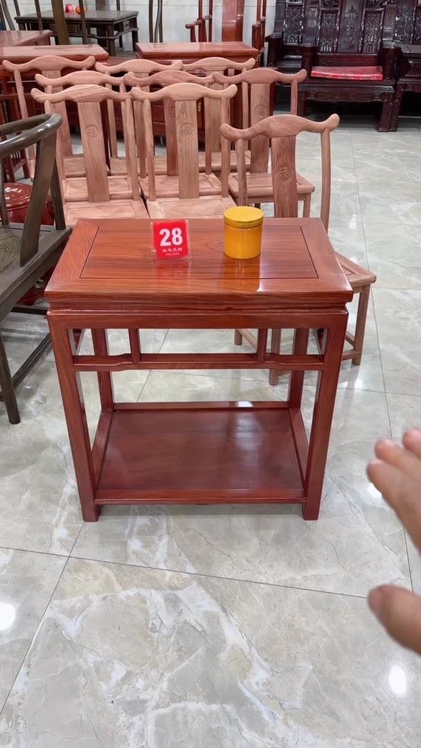 【闪购商品】花梨木类成套家具刺猬紫檀·60/40/65盆景架