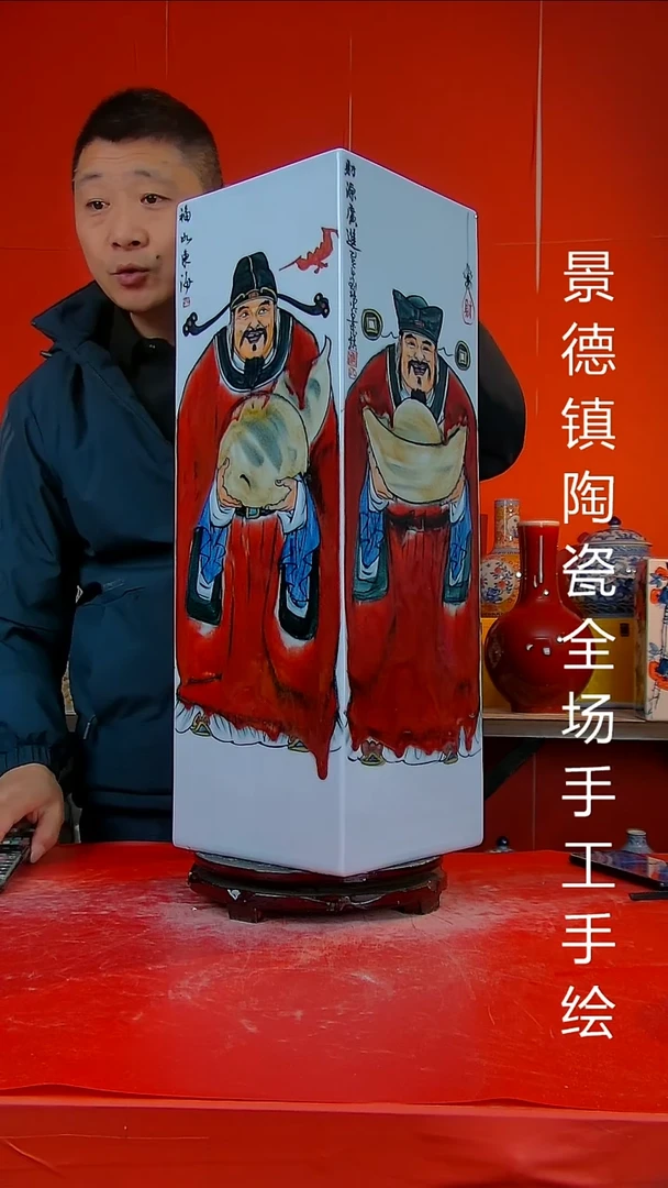 摆件陶瓷景德镇陶瓷 全场手工手绘