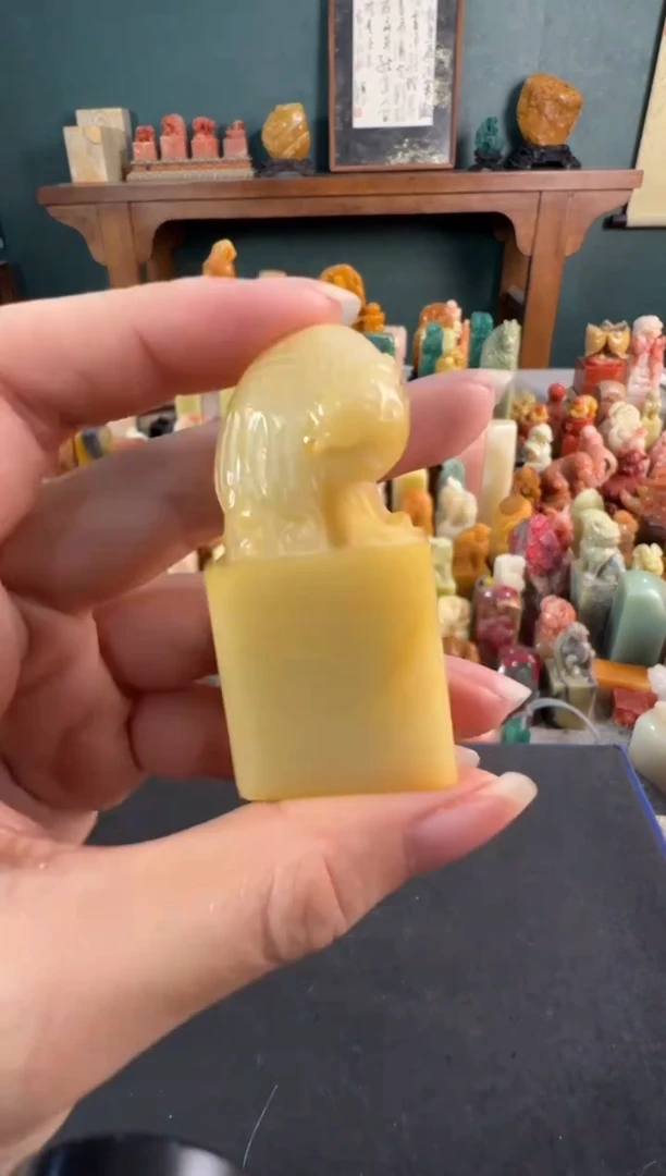 寿山石印石8362微瑕不退不换