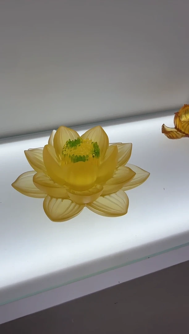 手工艺品琉璃大莲花