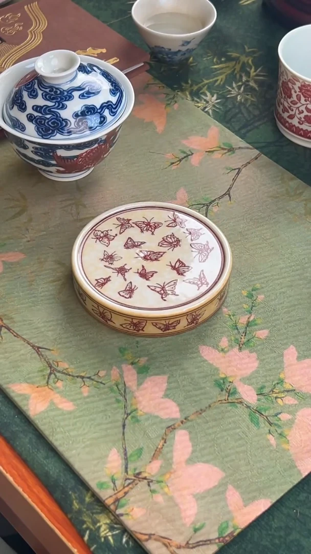 瓷片景德镇毛仔柴窑杯